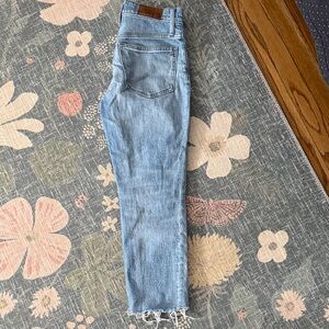 Madewell Perfect Vintage Crop Light Blue Women's Jeans